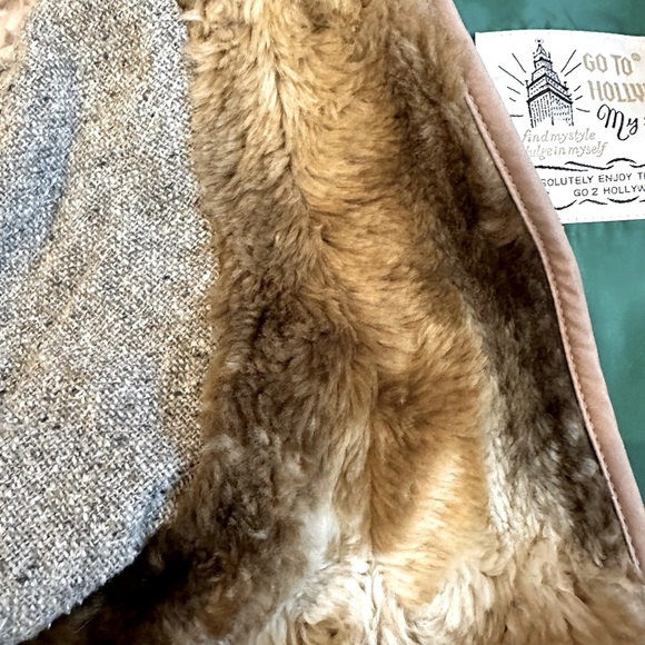 Trico Field Designer Kids Coat from Japan Faux Fur and Wool - Picture 4 of 4